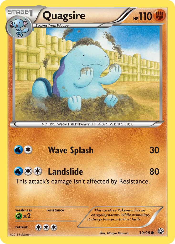 Quagsire (39/98) [XY: Ancient Origins] | The Time Vault CA