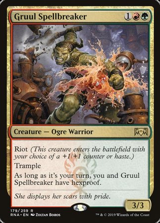 Gruul Spellbreaker [Ravnica Allegiance] | The Time Vault CA