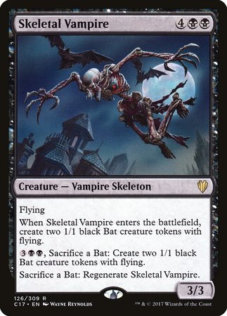 Skeletal Vampire [Commander 2017] | The Time Vault CA