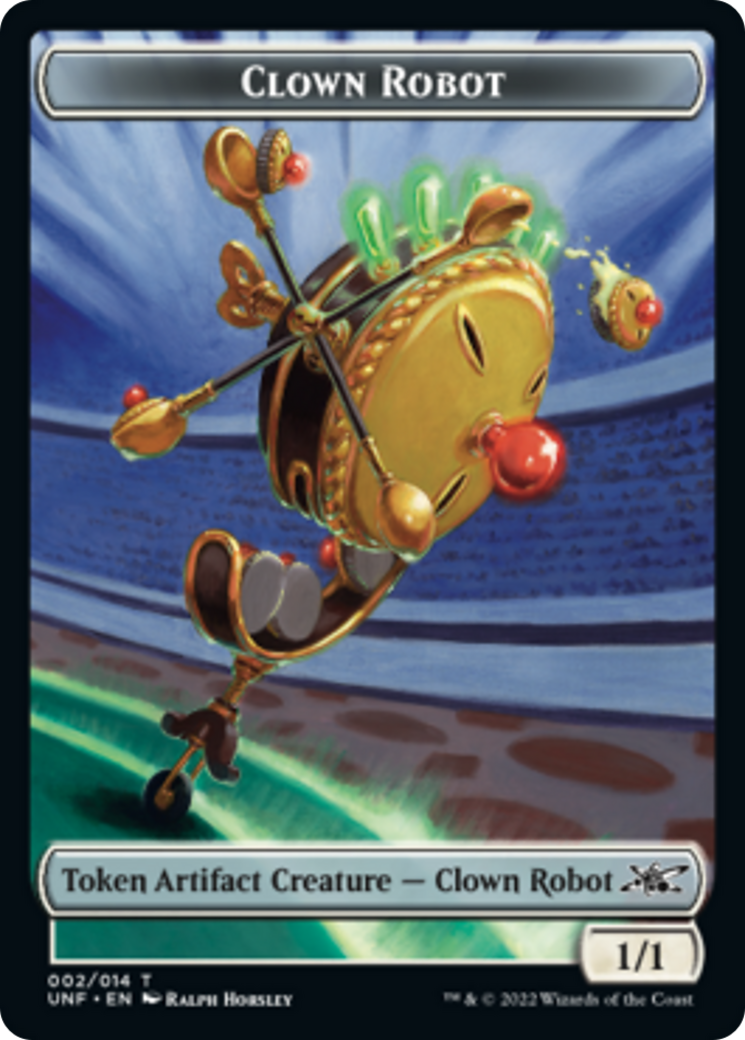 Clown Robot (002) // Balloon Double-sided Token [Unfinity Tokens] | The Time Vault CA