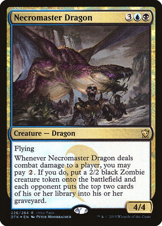 Necromaster Dragon [Dragons of Tarkir Promos] | The Time Vault CA