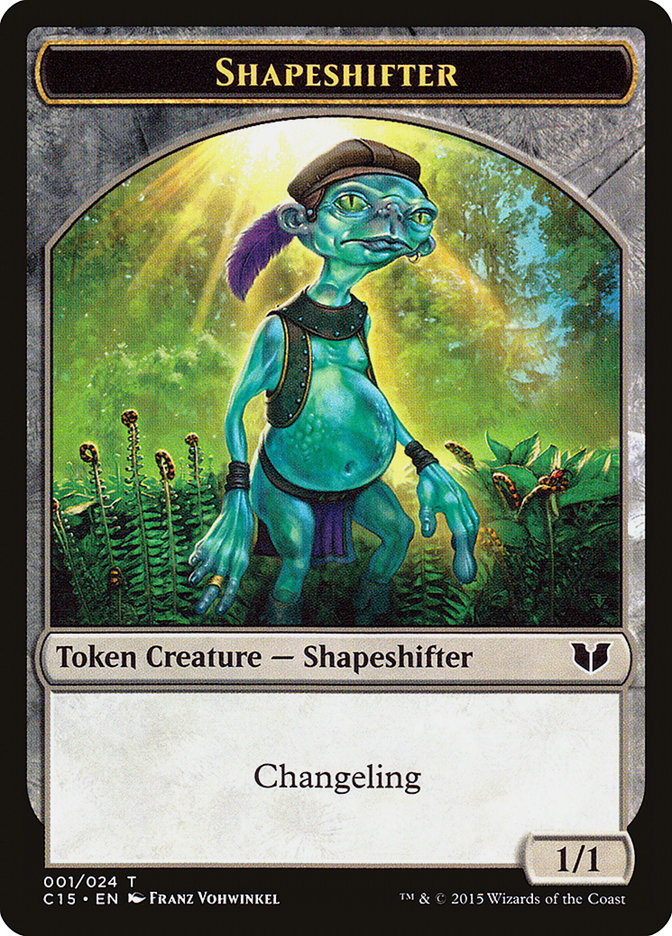 Shapeshifter // Shapeshifter Double-Sided Token [Commander 2015 Tokens] | The Time Vault CA