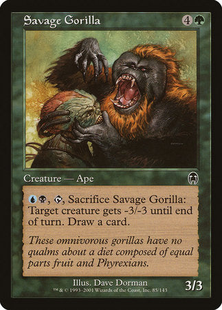 Savage Gorilla [Apocalypse] | The Time Vault CA