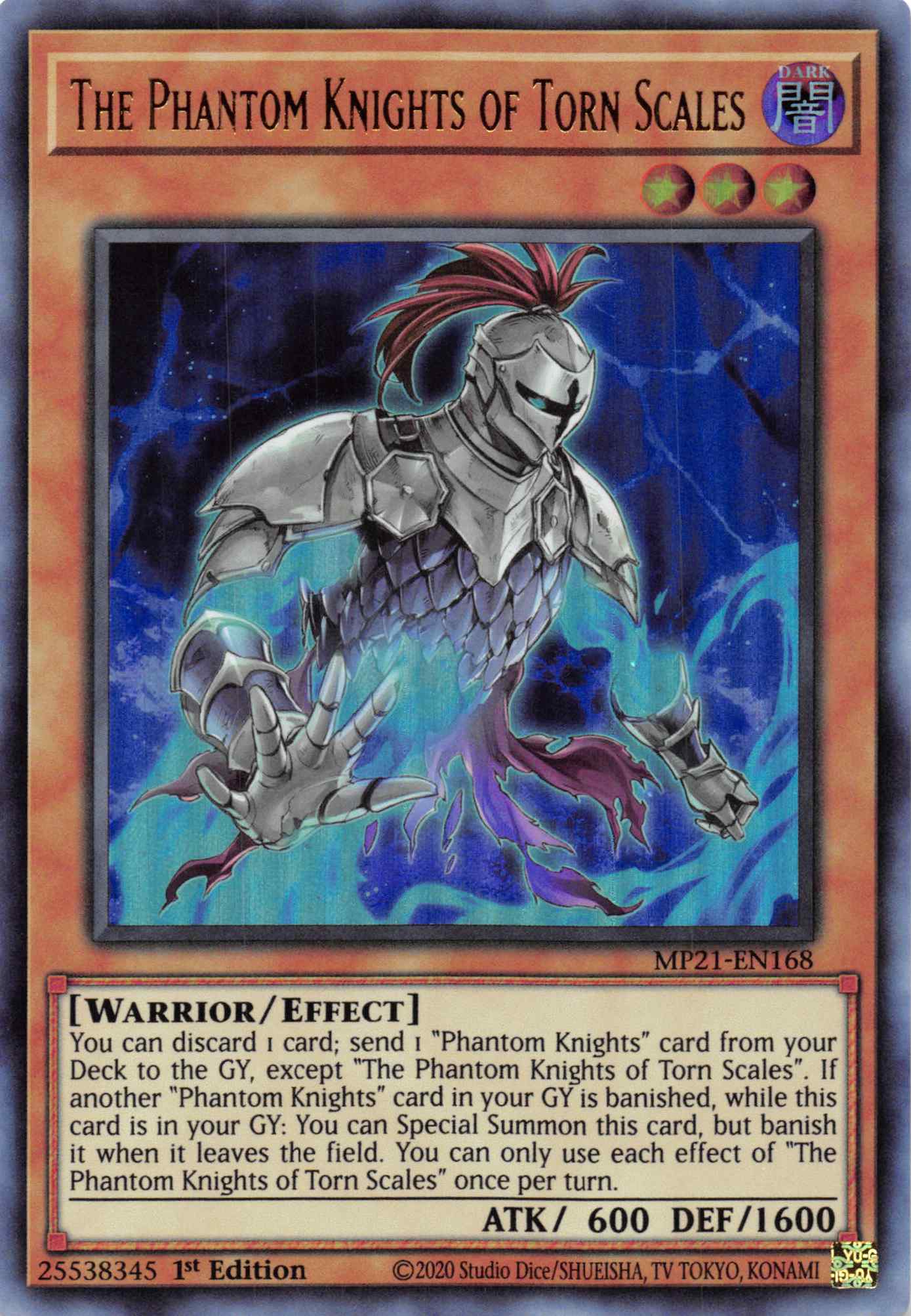 The Phantom Knights of Torn Scales [MP21-EN168] Ultra Rare | The Time Vault CA