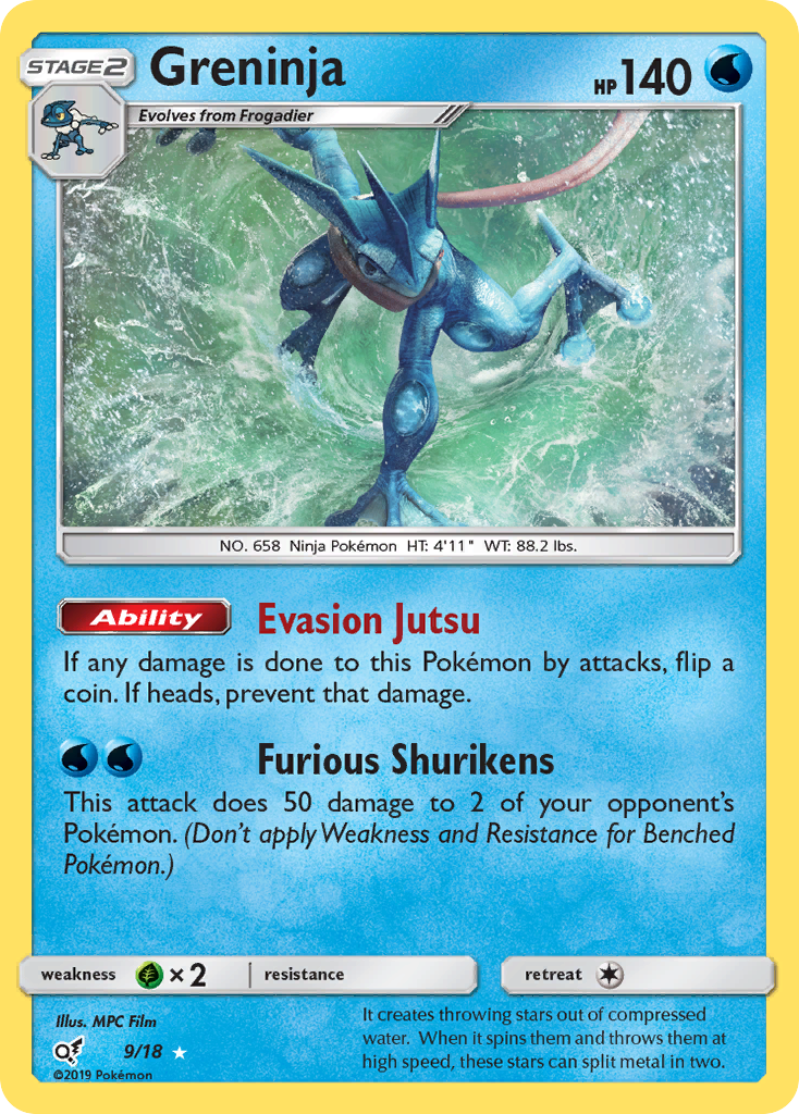 Greninja (9/18) [Sun & Moon: Detective Pikachu] | The Time Vault CA