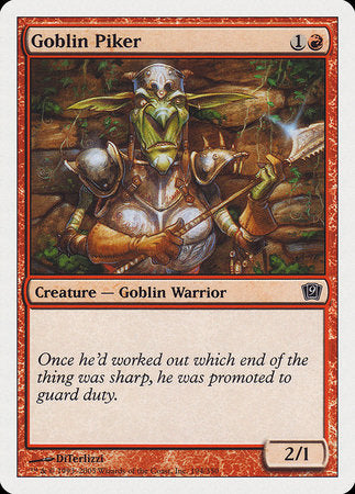 Goblin Piker [Ninth Edition] | The Time Vault CA