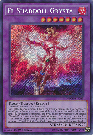 El Shaddoll Grysta [NECH-EN048] Secret Rare | The Time Vault CA