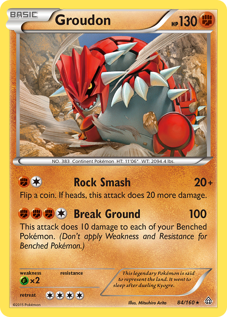 Groudon (84/160) [XY: Primal Clash] | The Time Vault CA