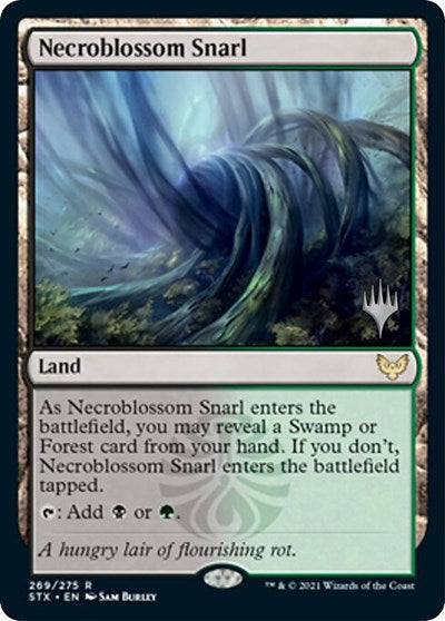 Necroblossom Snarl (Promo Pack) [Strixhaven: School of Mages Promos] | The Time Vault CA