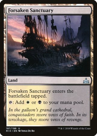 Forsaken Sanctuary [Rivals of Ixalan] | The Time Vault CA