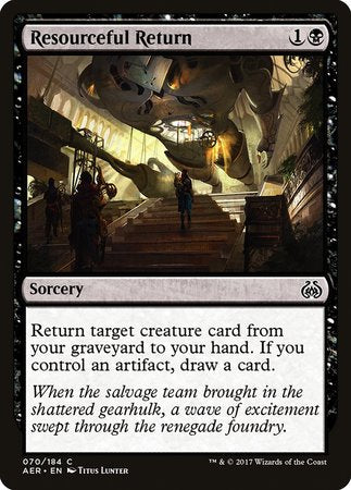 Resourceful Return [Aether Revolt] | The Time Vault CA