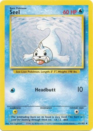 Seel (41/102) [Base Set Unlimited] | The Time Vault CA