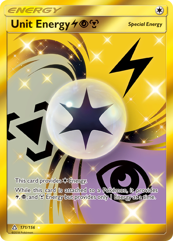 Unit Energy (171/156) (Lightning, Psychic, Metal) [Sun & Moon: Ultra Prism] | The Time Vault CA