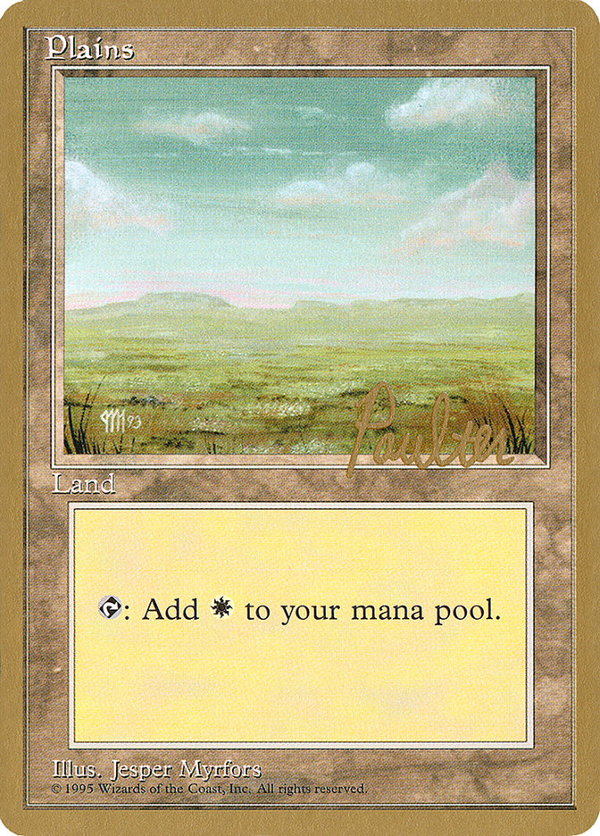 Plains (pp364) (Preston Poulter) [Pro Tour Collector Set] | The Time Vault CA