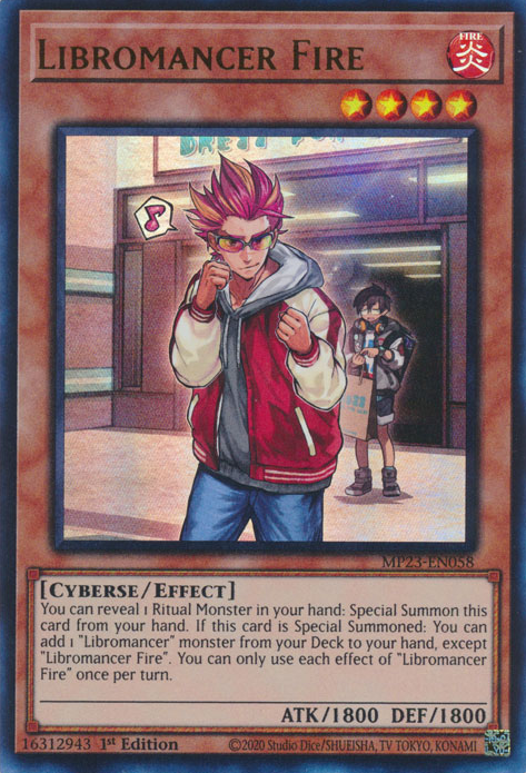 Libromancer Fire [MP23-EN058] Ultra Rare | The Time Vault CA