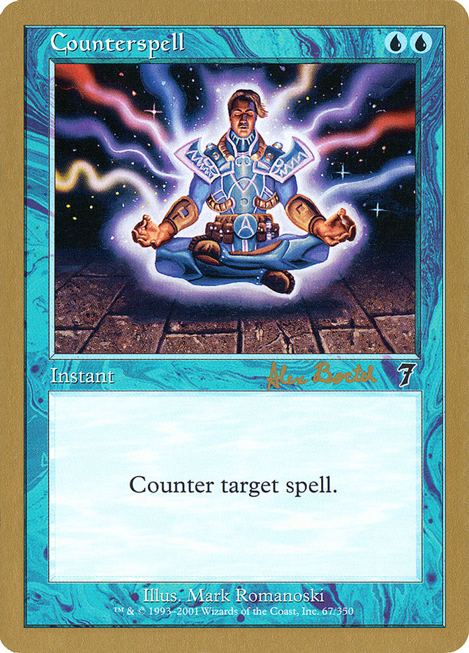 Counterspell (Alex Borteh) (7ED) [World Championship Decks 2001] | The Time Vault CA