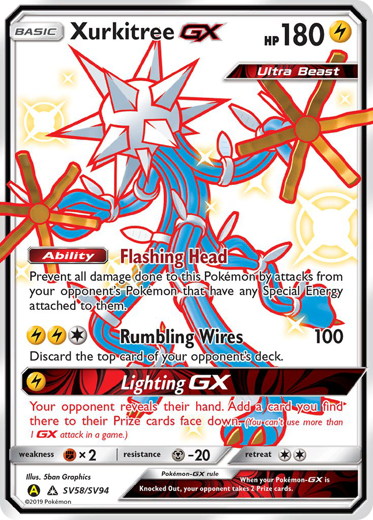 Xurkitree GX (SV58/SV94) [Sun & Moon: Hidden Fates - Shiny Vault] | The Time Vault CA