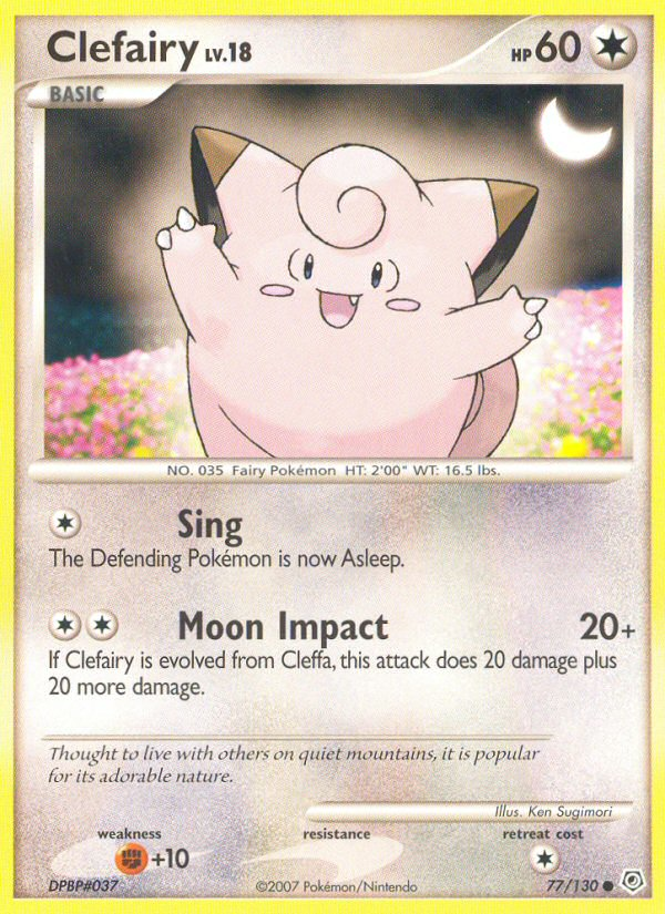 Clefairy (77/130) [Diamond & Pearl: Base Set] | The Time Vault CA