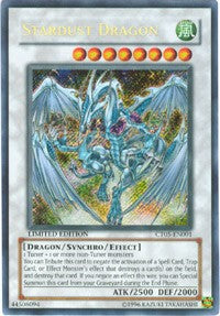 Stardust Dragon [CT05-EN001] Secret Rare | The Time Vault CA