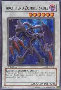 Archfiend Zombie-Skull [ANPR-EN042] Super Rare | The Time Vault CA