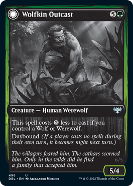 Wolfkin Outcast // Wedding Crasher [Innistrad: Double Feature] | The Time Vault CA