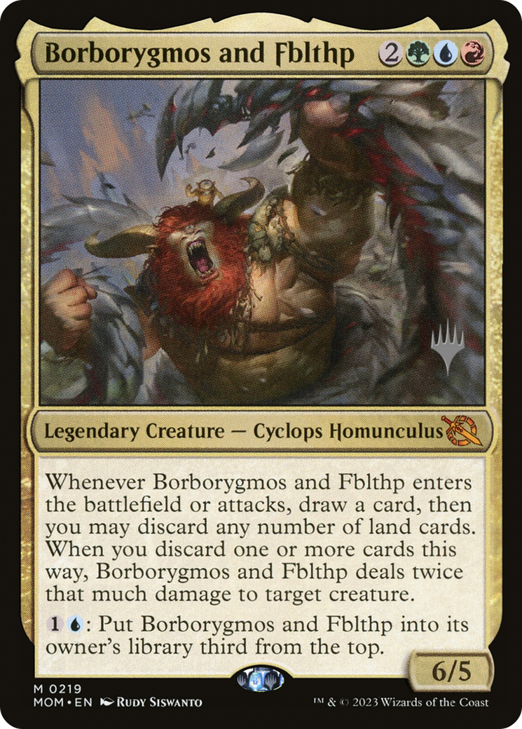 Borborygmos and Fblthp (Promo Pack) [March of the Machine Promos] | The Time Vault CA