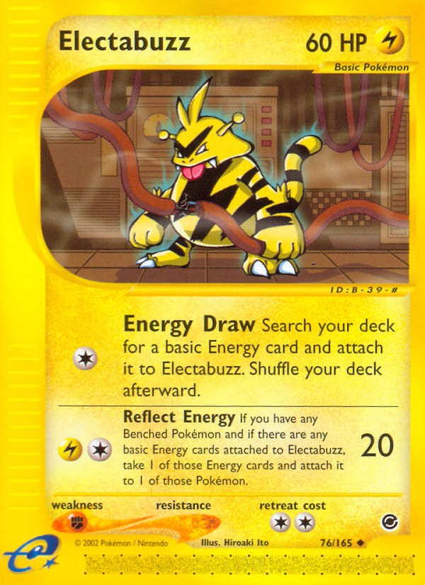 Electabuzz (76/165) [Expedition: Base Set] | The Time Vault CA