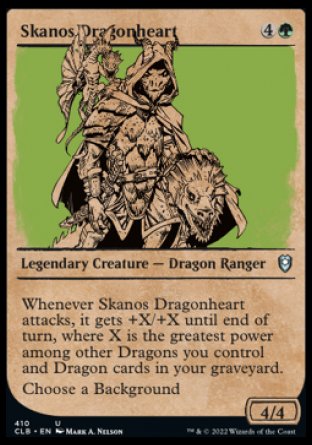 Skanos Dragonheart (Showcase) [Commander Legends: Battle for Baldur's Gate] | The Time Vault CA