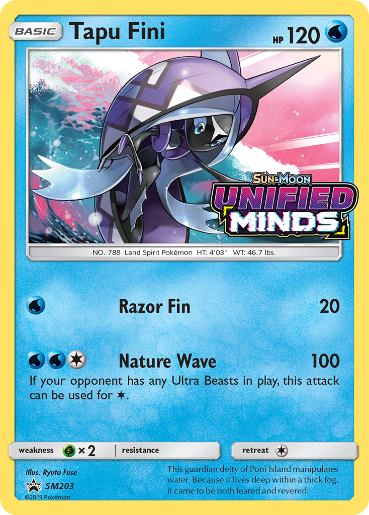 Tapu Fini (SM203) [Sun & Moon: Black Star Promos] | The Time Vault CA