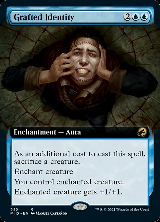Grafted Identity (Extended) [Innistrad: Midnight Hunt] | The Time Vault CA
