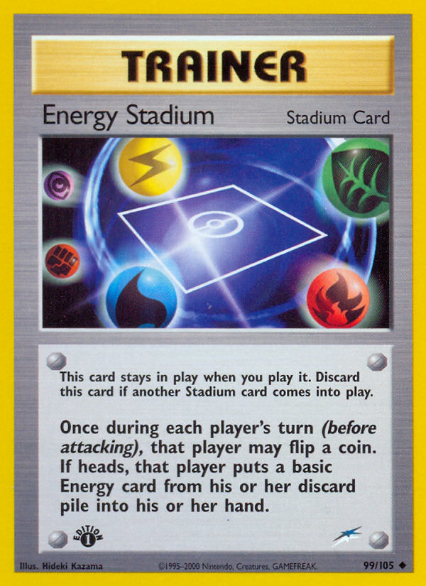 Energy Stadium (99/105) [Neo Destiny 1st Edition] | The Time Vault CA