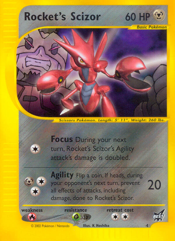 Rocket's Scizor (4) [Best of Promos] | The Time Vault CA