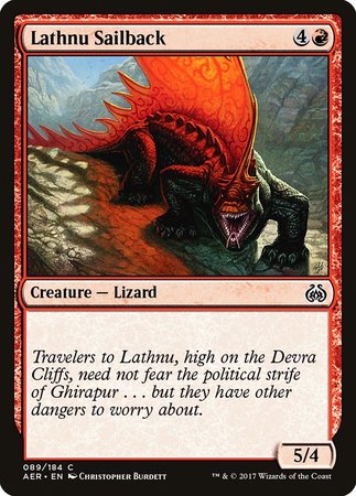 Lathnu Sailback [Aether Revolt] | The Time Vault CA