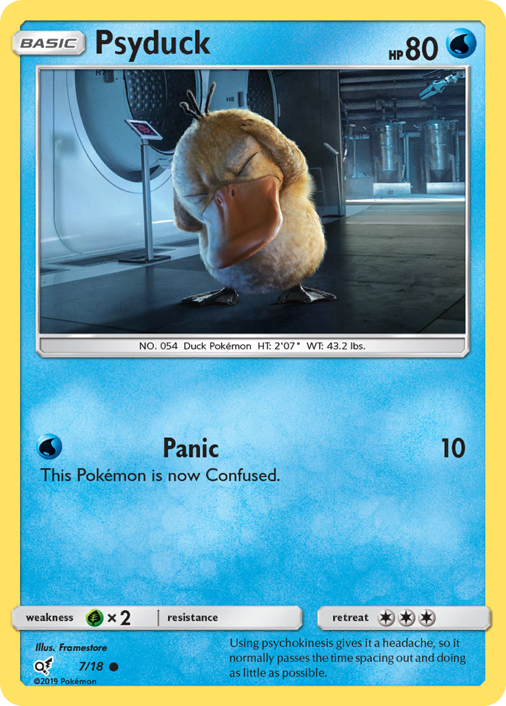 Psyduck (7/18) [Sun & Moon: Detective Pikachu] | The Time Vault CA