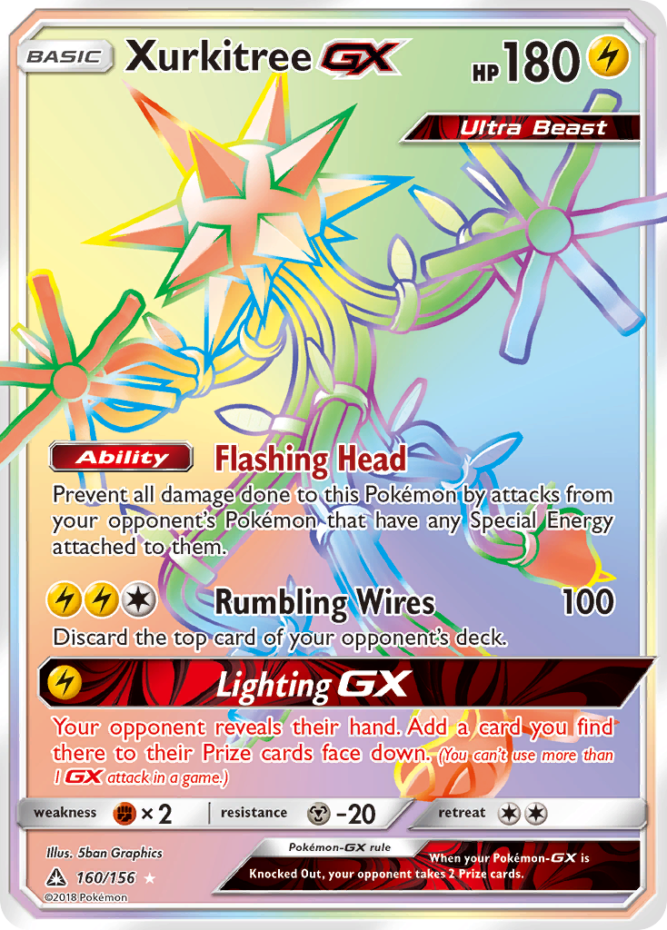 Xurkitree GX (160/156) [Sun & Moon: Ultra Prism] | The Time Vault CA