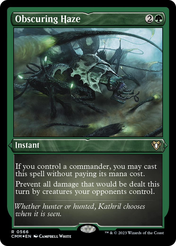 Obscuring Haze (Foil Etched) [Commander Masters] | The Time Vault CA