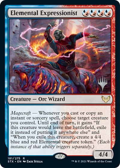 Elemental Expressionist (Promo Pack) [Strixhaven: School of Mages Promos] | The Time Vault CA