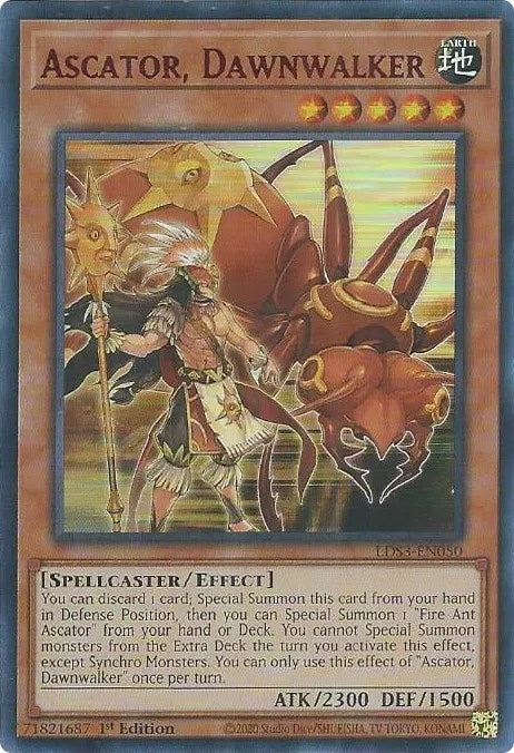 Ascator, Dawnwalker (Red) [LDS3-EN050] Ultra Rare | The Time Vault CA