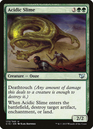Acidic Slime [Commander 2015] | The Time Vault CA