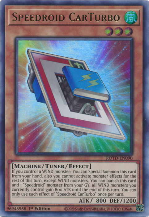Speedroid CarTurbo [ROTD-EN090] Ultra Rare | The Time Vault CA