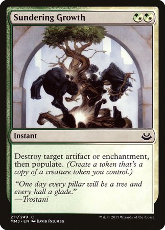 Sundering Growth [Modern Masters 2017] | The Time Vault CA