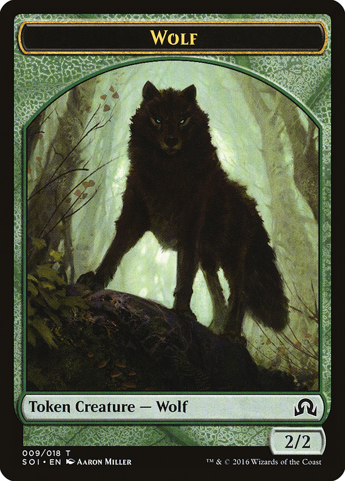 Wolf [Shadows over Innistrad Tokens] | The Time Vault CA