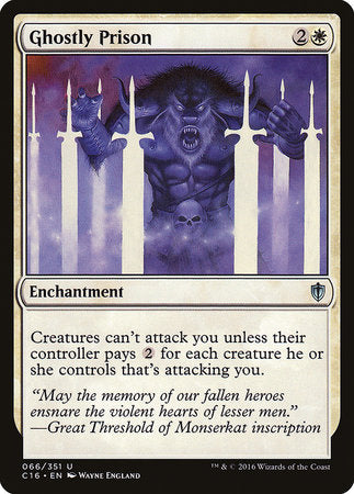 Ghostly Prison [Commander 2016] | The Time Vault CA