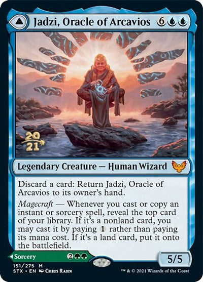 Jadzi, Oracle of Arcavios // Journey to the Oracle [Strixhaven: School of Mages Prerelease Promos] | The Time Vault CA