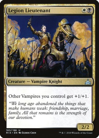 Legion Lieutenant [Rivals of Ixalan] | The Time Vault CA