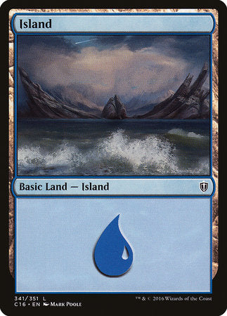 Island (341) [Commander 2016] | The Time Vault CA