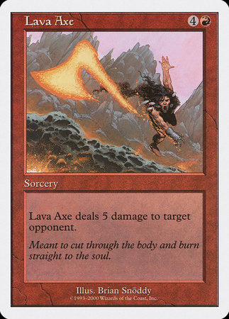 Lava Axe [Starter 2000] | The Time Vault CA