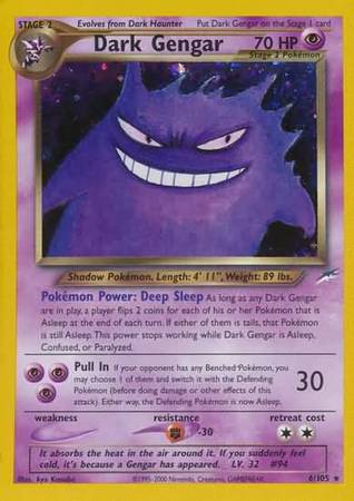 Dark Gengar (6/105) [Neo Destiny Unlimited] | The Time Vault CA