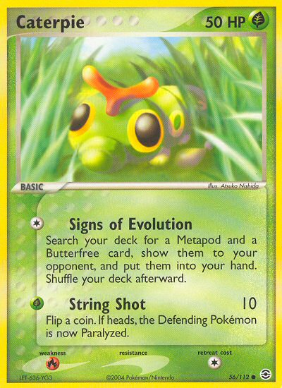 Caterpie (56/112) [EX: FireRed & LeafGreen] | The Time Vault CA