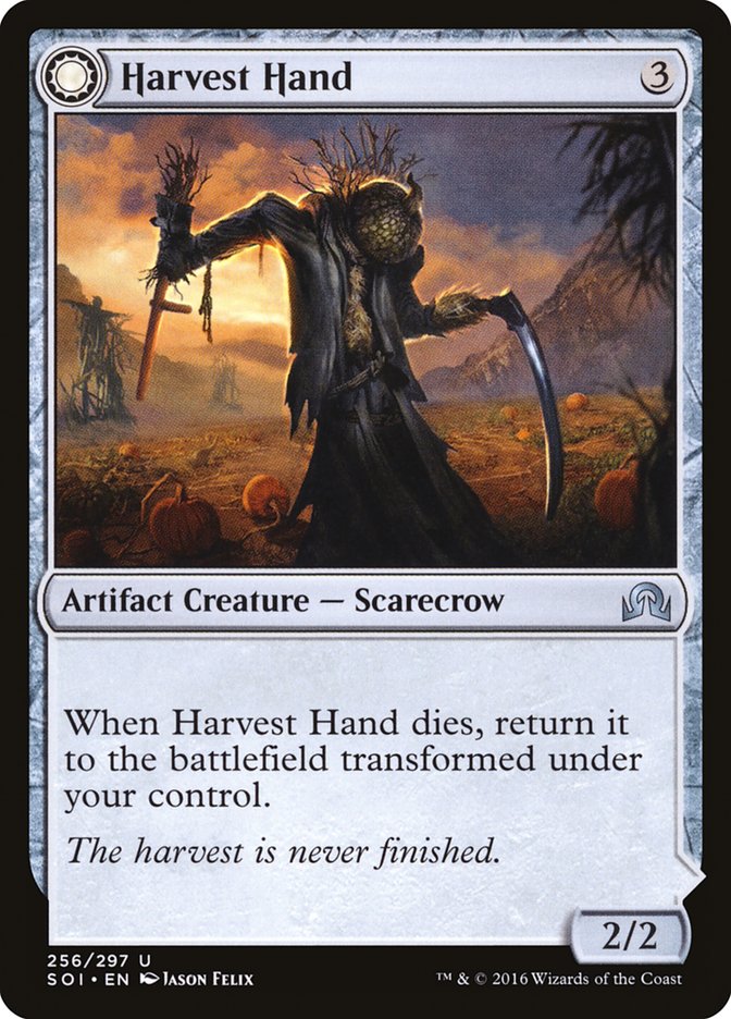 Harvest Hand // Scrounged Scythe [Shadows over Innistrad] | The Time Vault CA